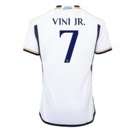 Moški Nogometni dresi Real Madrid Vinicius Junior #7 Domači 2023-24 Kratek Rokav